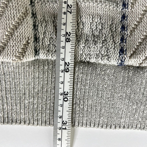 VTG Shenandoah Golf Textured 3D Grandpa Sweater Beige Embroidered USA Sz XL - Picture 6 of 7